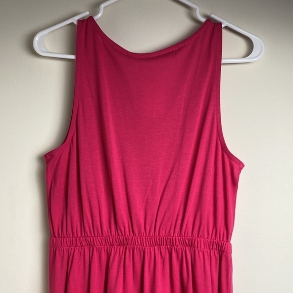 Esprit Women's Casual V Neck Sundress Aline Sleeveless Summer Midi Dress Medium - Picture 10 of 13